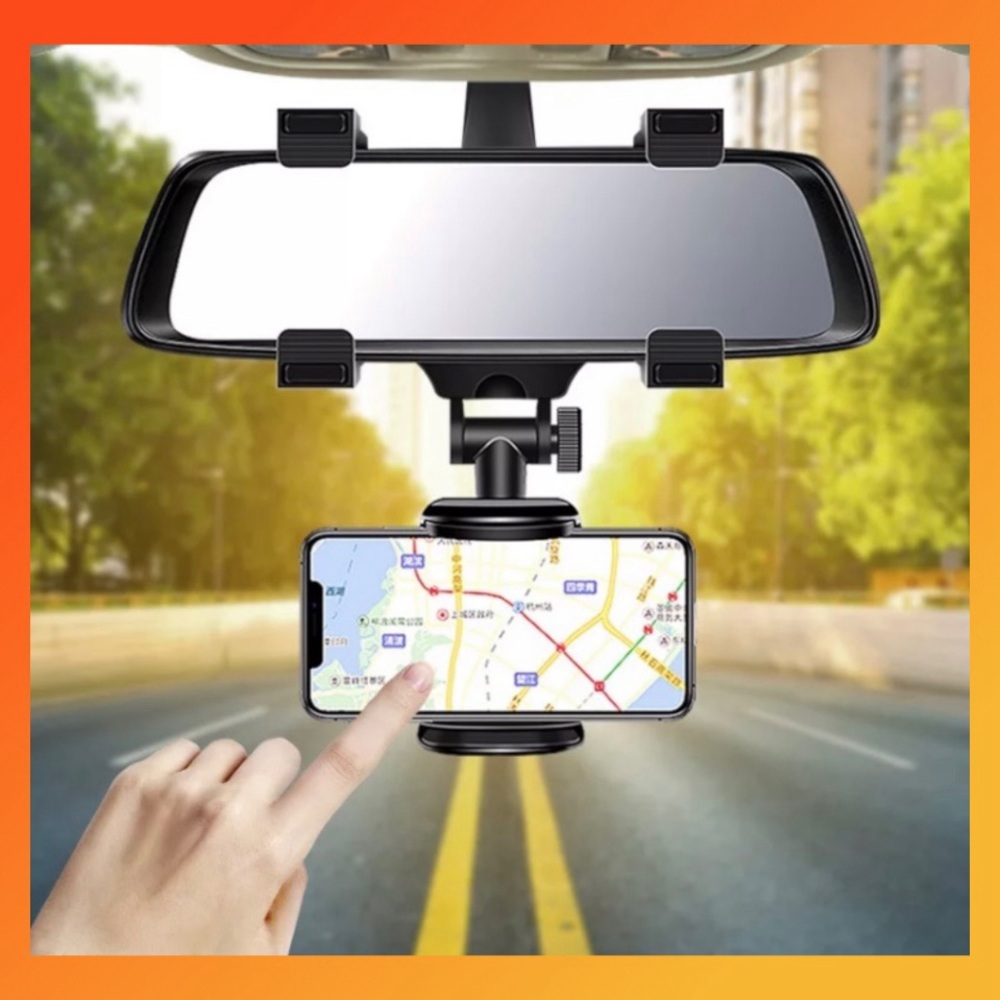 Car Rearview Mirror Cell Phone Mount